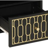  TV ormarić 70 x 33 x 46 cm od masivnog drva manga Crna | Shoptok.si