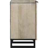 vidaXL Kupaonski ormar s policom s pohranom s vratima Smeđa, Crna 38 x 33.5 x 58 cm | shoptok.hr