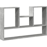 Zidna polica siva boja betona 99x15x60 cm konstruirano drvo | shoptok.hr