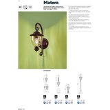  Redo 9634 - Spoljašnja svetiljka MATERA 1xE27/42W/230V IP33 | Eponuda.com