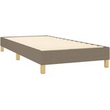  s oprugama i madracem smeđesivi 90x200 cm od tkanine | shoptok.hr