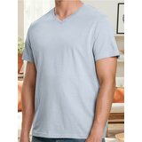 Sinsay Basic majica kratkih rukava s V-izrezom | shoptok.hr