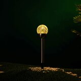 Aigostar LED solarna lampa LED/0,006W/1,2V 37,8cm hrom 2700K IP44 | Eponuda.com
