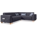 Miuform Antracitno siva sklopiva/s prostorom za odlaganje kutna garnitura (s desnim kutom/u obliku slova L) Classy Sophie – | shoptok.hr
