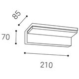  LED2 - LED spoljašnje svetlo sa senzorom HUGO LED/9W/230V IP54 3000K/4000K | Eponuda.com