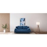 Mömax zofa Boxspring Viera, Temno Modra, Ležišče, Predal | Shoptok.si
