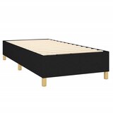  Krevet s oprugama i madracem crni 90x200 cm od tkanine | shoptok.hr