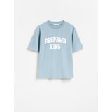 Reserved Pamučna majica - plava | shoptok.hr