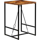 Barska barski stol od masivnog obnovljenog drva 70 x 70 x 106 cm | shoptok.hr