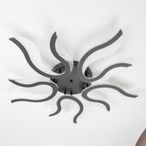  Brilagi - LED prigušiva plafonski luster TWIST LED/65W/230V 3000-6500K crna+daljinski upravljač | Eponuda.com