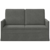  Kauč za dvoje Tamnosiva 130 x 81 x 82 cm Kordura tekstil Slike