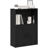  Regal za knjige crni hrasta 60x24x85 cm od konstruiranog drva | shoptok.hr