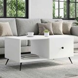  Kava Stol Bijela 90 x 50 x 40 cm Konstruirano drvo | shoptok.hr