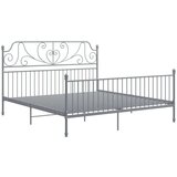 Za krevet sivi metalni 200 x 200 cm | shoptok.hr