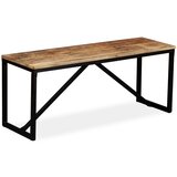 vidaXL Klop iz trdnega mangovega lesa 110x35x45 cm Cene