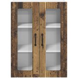  Zidni stakleni ormarić LUCCA Staro drvo 60 x 31 x 80 cm | Eponuda.com