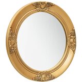 Maison Chic Stensko Ogledalo - Zrcalo - Kozmetično ogledalo v baročnem stilu 50 cm zlato, (21698027) | Shoptok.si