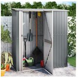  Vrtno spremište za bicikle sivo 180,5 x 97 x 209,5 cm čelično Cijene