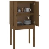  Visoka komoda boja meda 60 x 40 x 120 cm od masivne borovine | shoptok.hr
