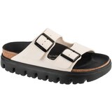 Birkenstock Nogavice Arizona Papillio Chunky BF Bela | Shoptok.si