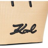 Karl Lagerfeld K/SIGNATURE RAFFIA MD TOTE Bež | shoptok.hr