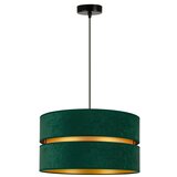  Duolla - Luster na sajli DUO 1xE27/15W/230V prečnik 40 cm, zelena/zlatna | Eponuda.com
