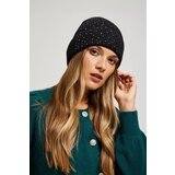 Marisse Black Knitted Hat | shoptok.hr