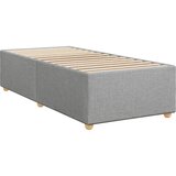  Okvir kreveta bez madraca svjetlosivi 90x200 cm od tkanine | shoptok.hr