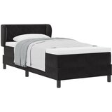 vidaXL Box Spring Krevet s Madracem Crni 100x200 cm Baršun Cijene