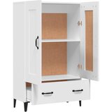  Visoka komoda bijela 70 x 31 x 115 cm od konstruiranog drva | Eponuda.ba