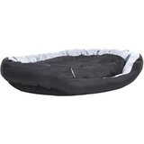  Dvostrani perivi jastuk za pse sivo-crni 150 x 120 x 25 cm | Eponuda.ba