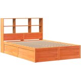  Okvir kreveta bez madraca voštano smeđi 140x190 cm od borovine | shoptok.hr