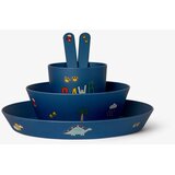 Citron Set posuđa od bio materijala Blue Dino | shoptok.hr