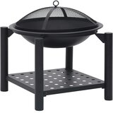 Posuda za vatru sa žaračem 54 x 54 x 55 cm čelična | shoptok.hr