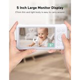 Momcozy BM01 Video Baby monitor 5 inca, BM007-WH12BA-A | shoptok.hr