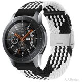  Braided Nylon 22mm narukvica - Black/White Strip | Eponuda.ba