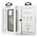 Guess GUHCP13LPCUGL4GBK big logo silikonski ovitek za iphone 13 pro - z zlatimi bleščicami | Shoptok.si