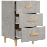 vidaXL Nočna omarica betonsko siva 40x40x66 cm konstruiran les | Shoptok.si
