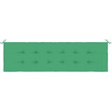  Jastuk za vrtnu klupu zeleni 180 x 50 x 3 cm od tkanine Oxford | shoptok.hr