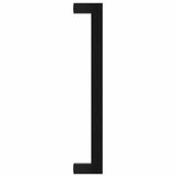  Ručke za ormarić 10 kom crne 192 mm od nehrđajućeg čelika | shoptok.hr