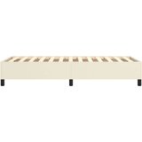  Box spring posteljni okvir krem 90x190 cm umetno usnje, (20735618) | Shoptok.si