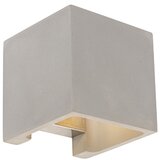 QAZQA Podeželska kvadratna stenska svetilka beton - Alban | Shoptok.si