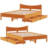  Okvir kreveta s ladicama 120 x 190 cm od masivne borovine | shoptok.hr