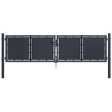  Vrtna vrata čelična 300 x 100 cm antracit Cijene