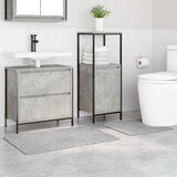  Set prostirki za kupatilo s protukliznom podlogom 2 pcs Siva PP | shoptok.hr