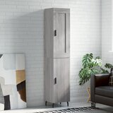 vidaXL Visoka komoda siva sonome 34 5x34x180 cm od konstruiranog drva | shoptok.hr