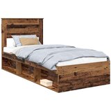  Okvir za krevet Staro drvo 75 x 190 cm Čvrsto borovo drvo | shoptok.hr