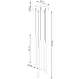 Nice Lamps Kremno bela viseča svetilka ø 25 cm Fideus – | Shoptok.si