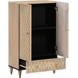  Visoka komoda 60 x 33 x 100 cm od masivnog drva manga | shoptok.hr