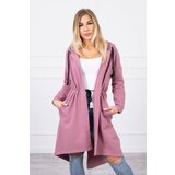 Kesi Coatee with longer back dark pink Cene